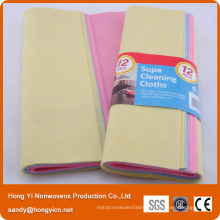 80%Viscose+20%Polyester Needle Punched Nonwoven Fabric Cleaning Cloth, German Style Cloth